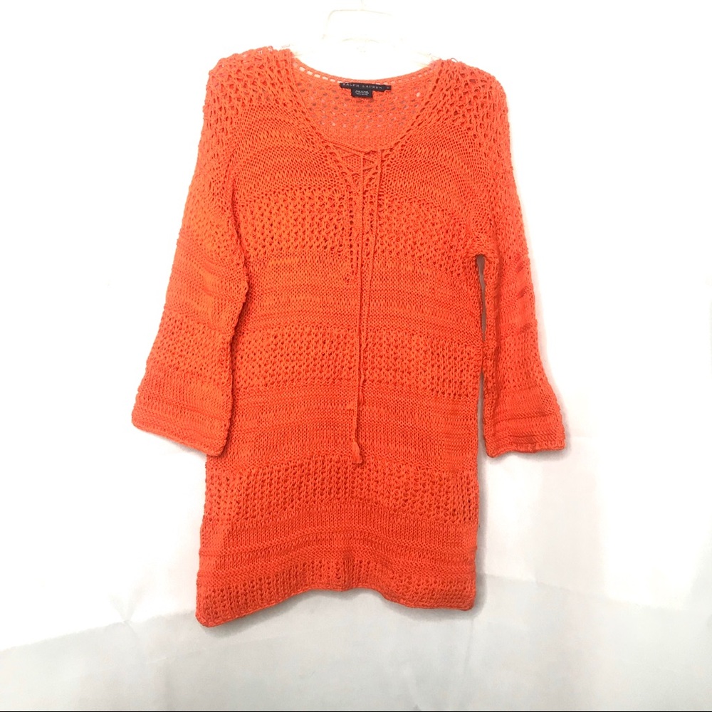 Ralph Lauren Blue label Italian yarn Vneck sweater